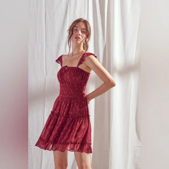 💘 Storia Lucky Star Ruffle Dress - Picture 3 of 9